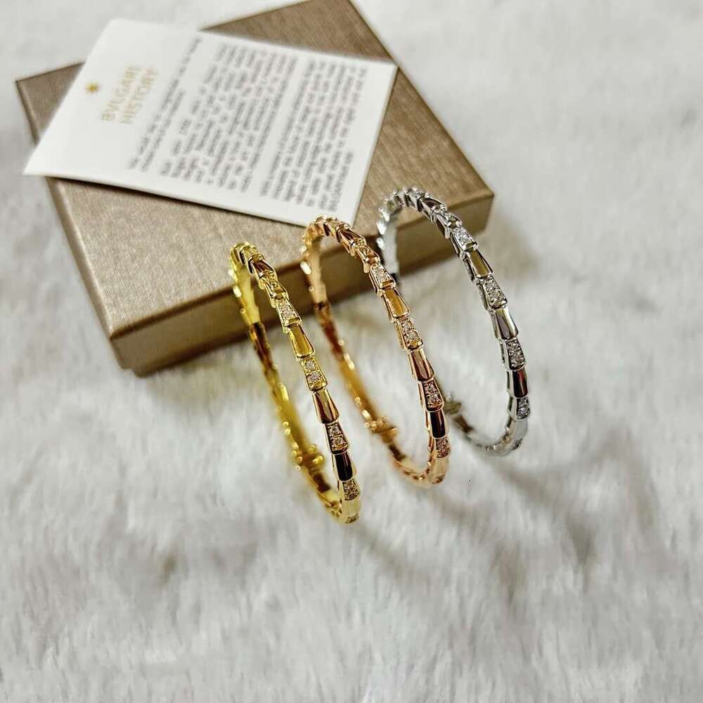 Brass High Version Baojia Bare Body Dia Snake Bone Women's Trendy Fashion Bracelet