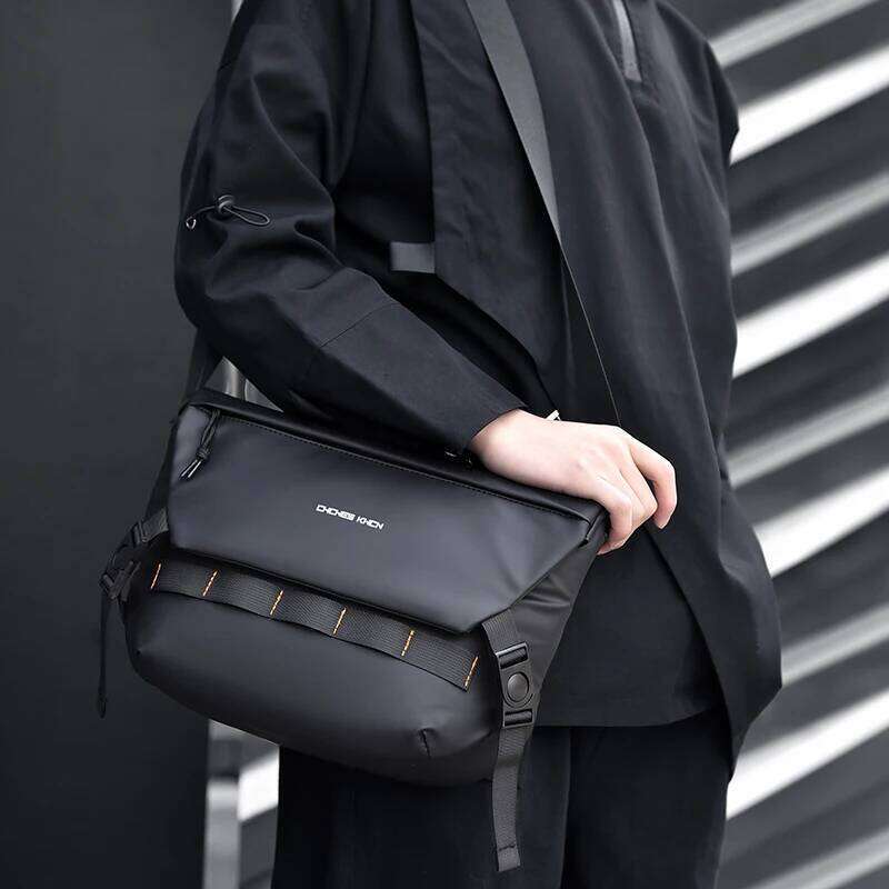 Mens Large Capacity Nylon Messenger Durable Crossbody Commuting Fashionable Shoulder Bag For Urban Life