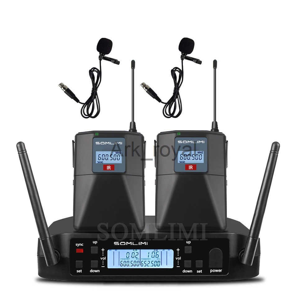 SOMLIMI GLD58 Microphone Wireless Professional UHF System Handheld Mic For Stage Speech Wedding Show Band Home Party Church J250620