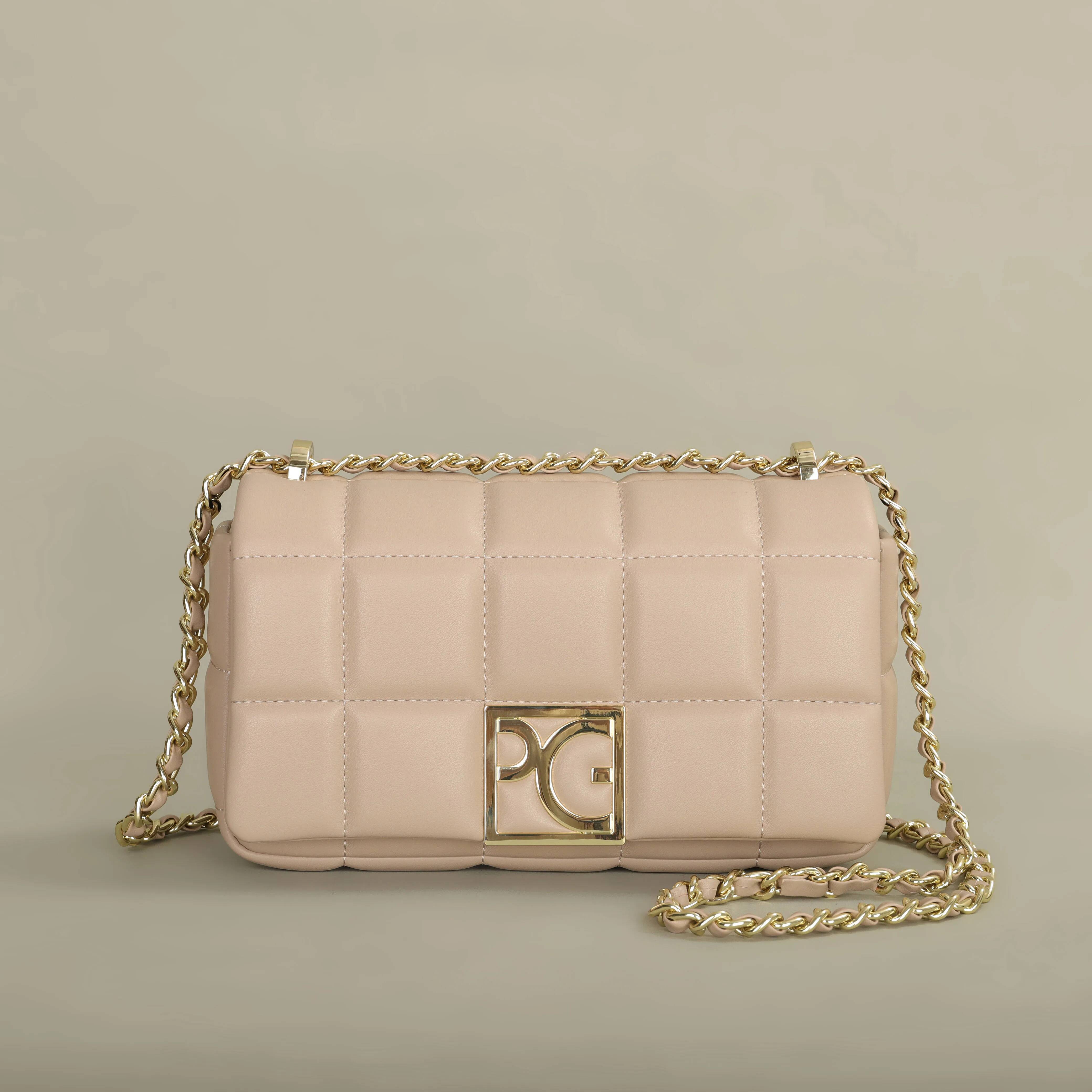 DHSM PG PATSY GARIS Brand Design Bright Crossbody 2024 New Leather Refined Elegant Ladies Commuter Banquet Bag
