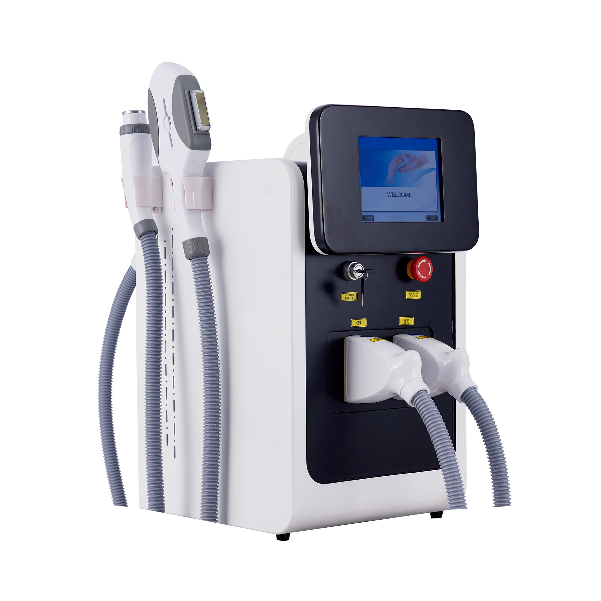 Professional Hair Removal Machine OPT 3 In 1 Skin Rejuvenation Carbon Peeling Face Lifting Pico Laser Tattoo Removal Equipment For IPL