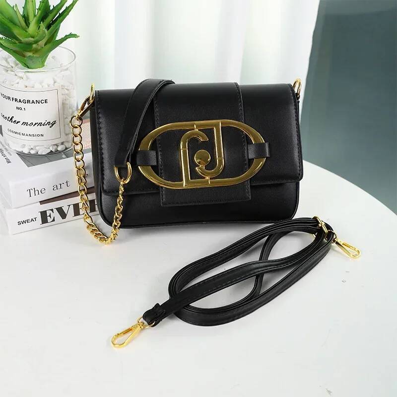 DHGM DHGM Metal Buckle Flap Crossbody Chain Shoulder Bag,Women Square Underarm Messenger Bag,Ladies Casual Versatile Commute Handbag 2024