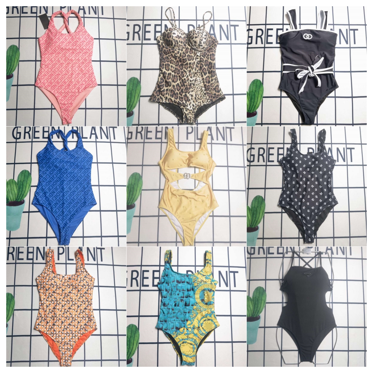 designer swim suits summer beach swimsuit women bikini set sexy swimwear backless one piece multi styles lady classical bathing suit maillot de bain femme D14
