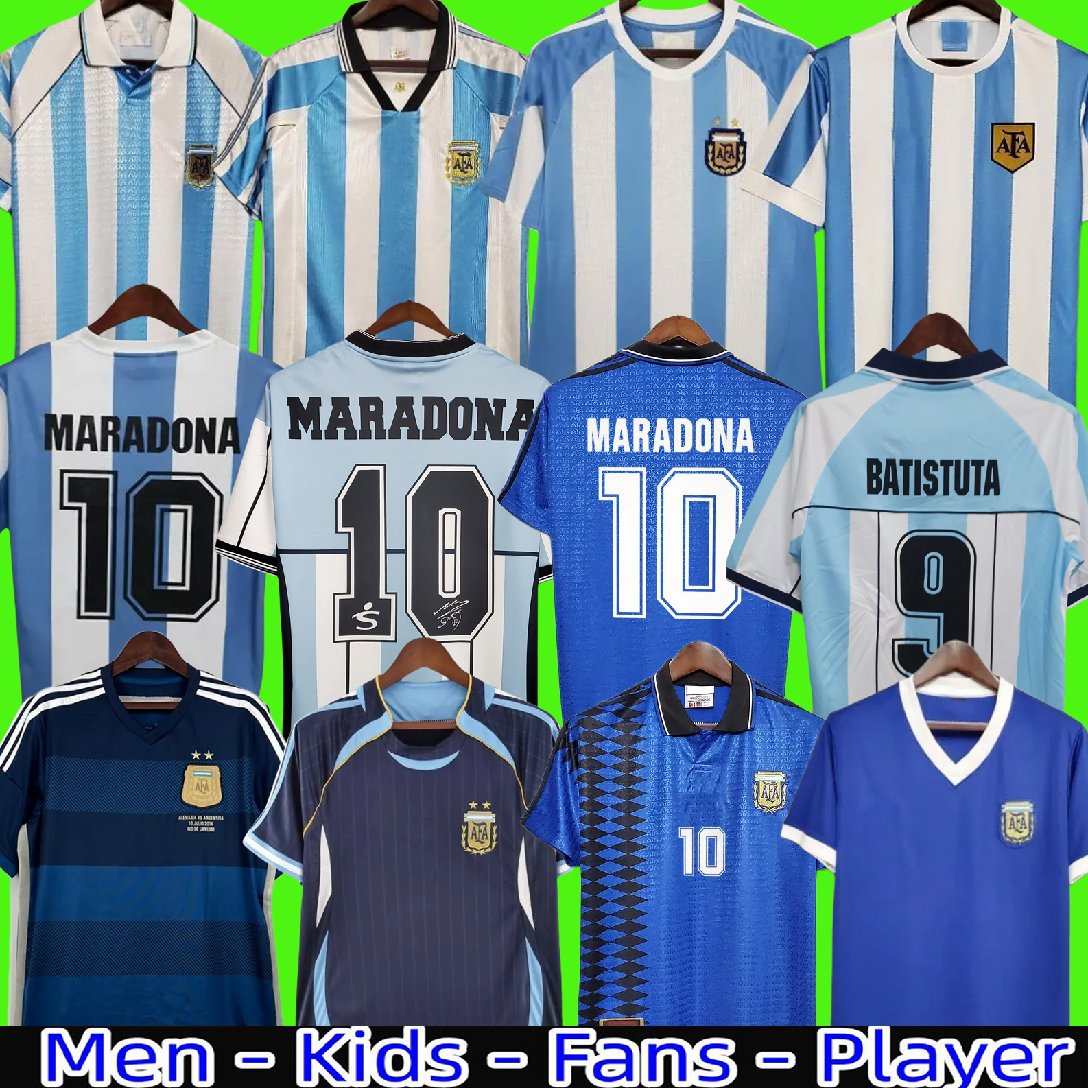 25 26 Argentina star Soccer Jerseys MESSlS Fans Player retro 78 86 94 96 00 01 06 10 DYBALA MAC ALLISTER DI MARIA MARTINEZ DE PAUL 25 26 mens Kids Kit Football