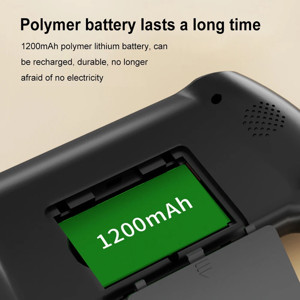 Retro Handheld Game Console 35inch LCD Screen 1200mAh Gaming Nostalgic for Kids Adults Single Player 250612