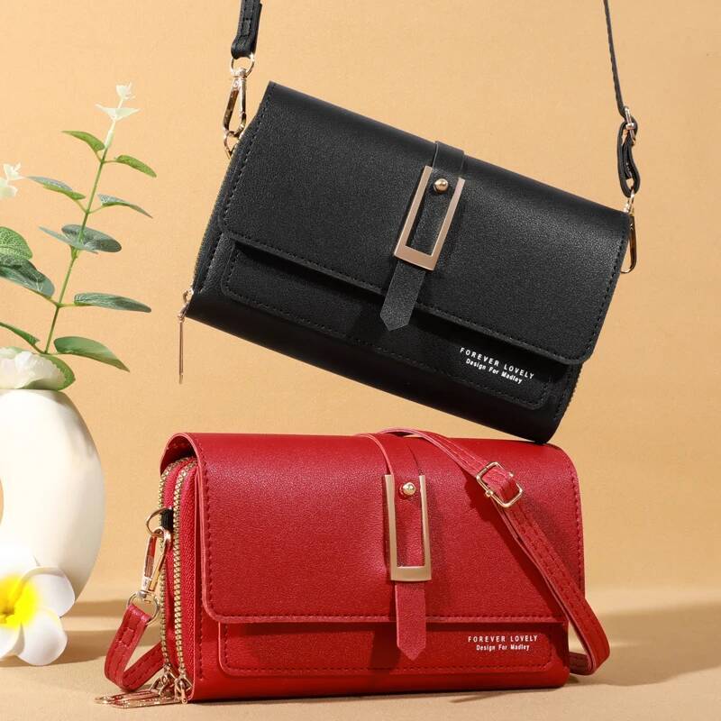 DHGM Roulens Small Crossbody Shoulder Bag For Women,Cellphone Bags Card Holder Wallet Purse And Handbags