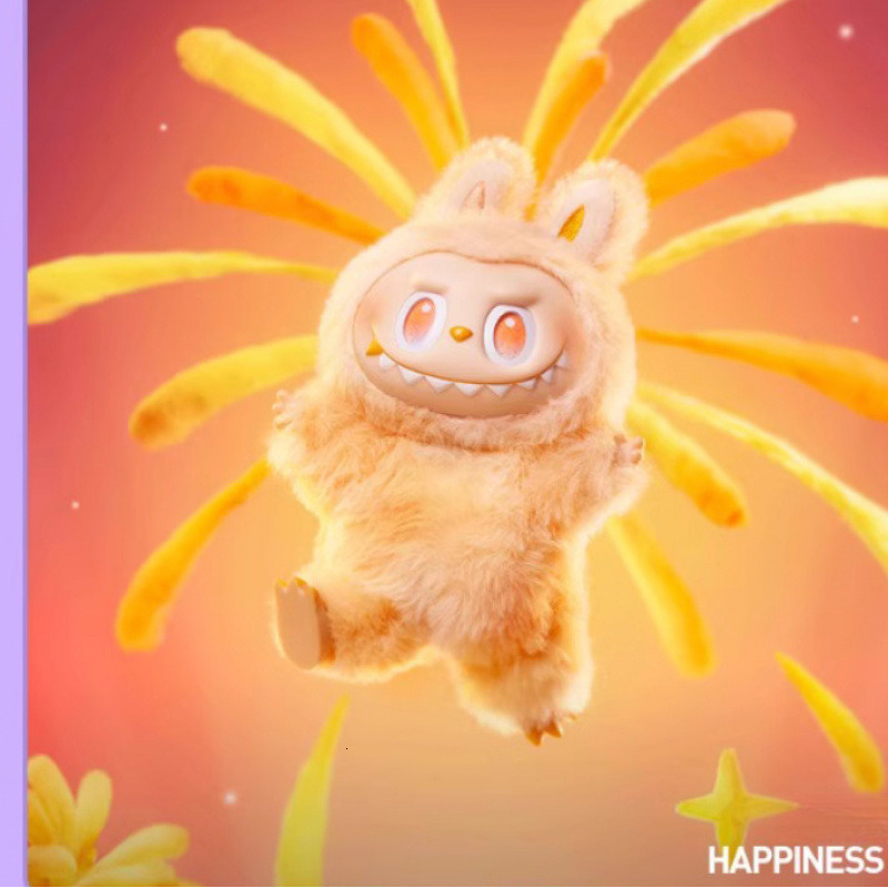 Designer Keychain Cross-border New Bubble Mart LABUBU Front High Energy Vinyl Plush Pendant Macaron 3rd Free Delivery Generation Blind Box Doll