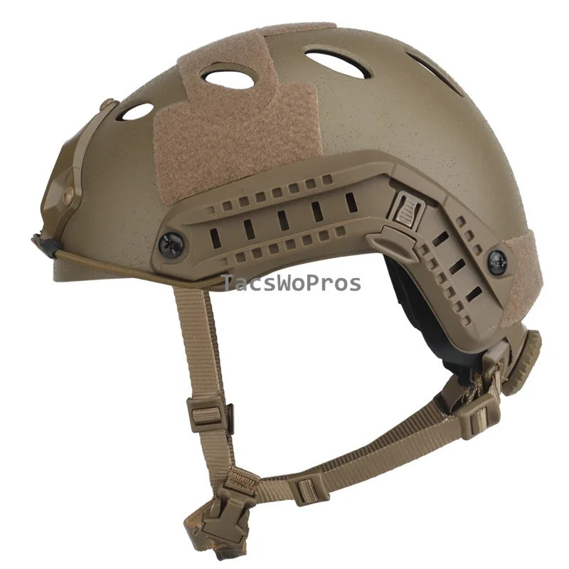 Airsoft FAST PJ Helmets Outdoor Tactical Combat Wargame Protective Sports Hunting CS Paintball Half Covered Helmet 250611