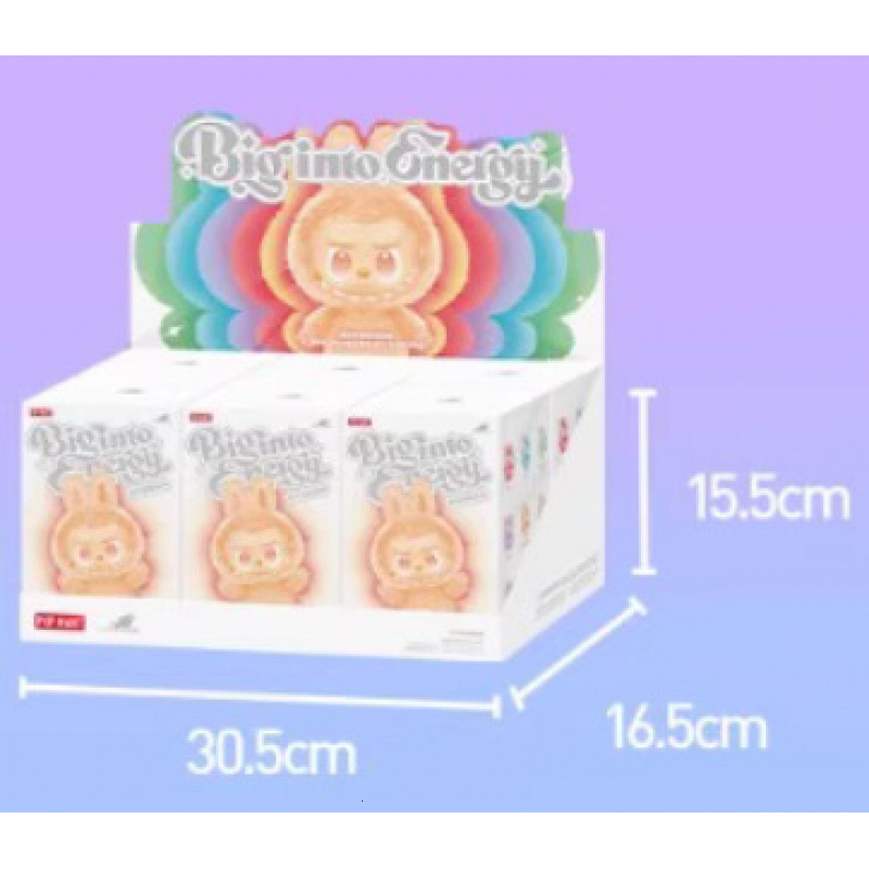 Designer Keychain Cross-border New Bubble Mart LABUBU Front High Energy Vinyl Plush Pendant Macaron 3rd Free Delivery Generation Blind Box Doll