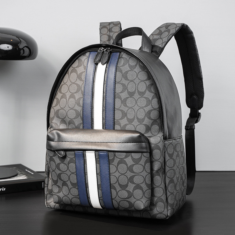 new Free shipping designer cross body for Men Splicing contrasting color backpack backpack Korean fashion backpack travel bag computer bag