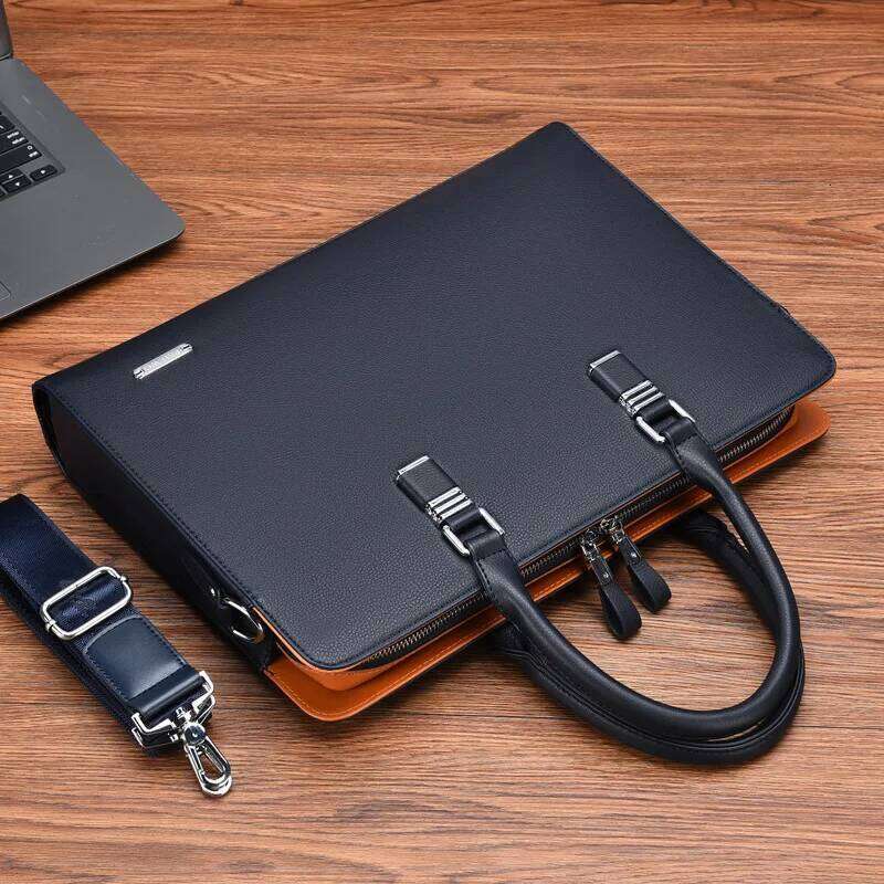 Luxury Bag Men Business Briefcase For Husband Shoulder Bag Male Laptop Briefcases Bags Large Capacity S Handbag Bolso Grande Mujer Designer
