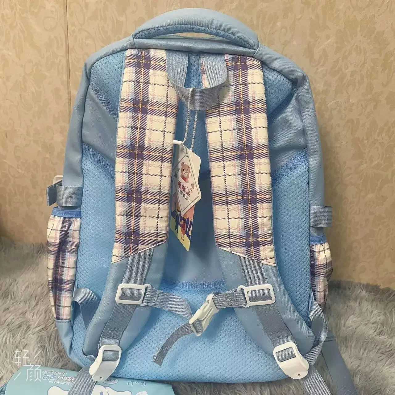 Sanrio Cinnamoroll Schoolbag Cartoon Kuromi Bag Burden Reduction Lightweight High Capacity Children Backpack School Supplies w250714