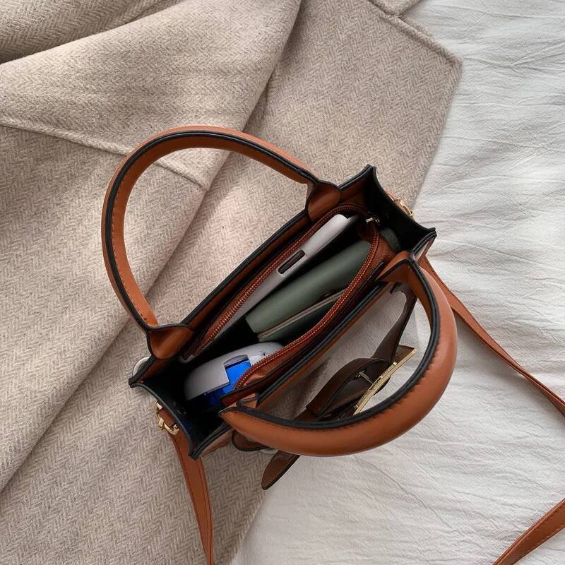 DHSM Design Women Small Handbags Lady Shoulder Female Femme Bolsos Mujer PU Leather Diagonal Package Fashion Crossbody Bag