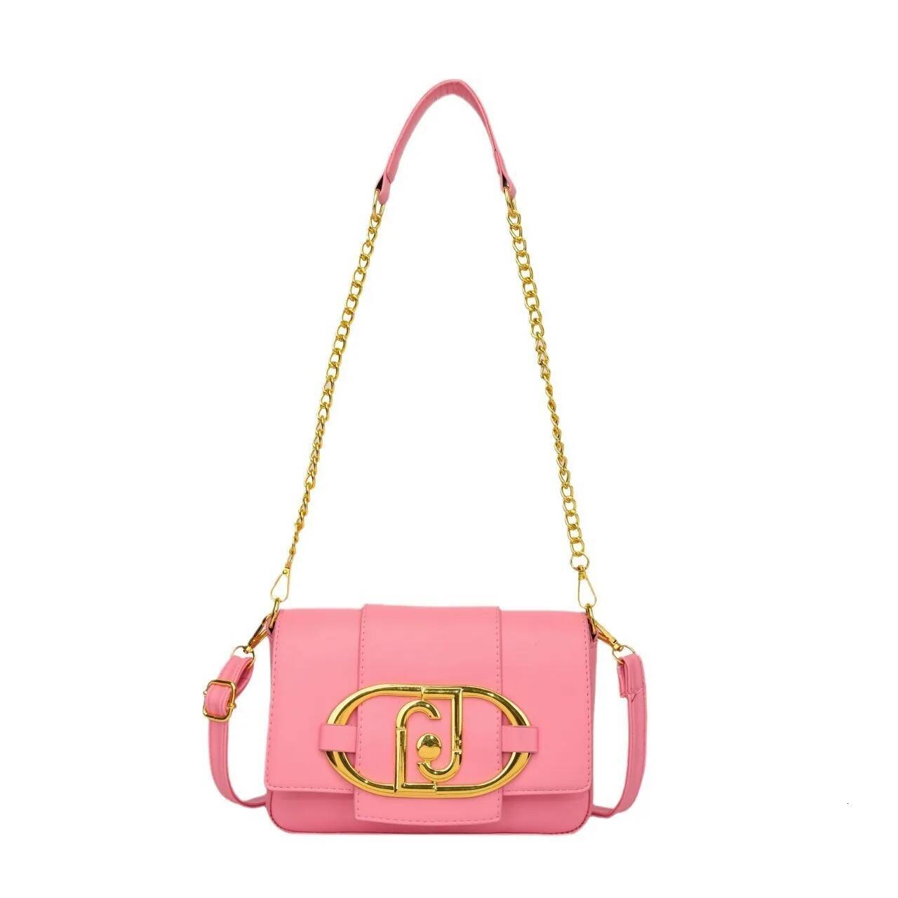 DHSM Designer Handbags For Women Leather Metal Buckle Flap Square Shoulder Fashion 2024 Ladies Messenger Bags Females Casual