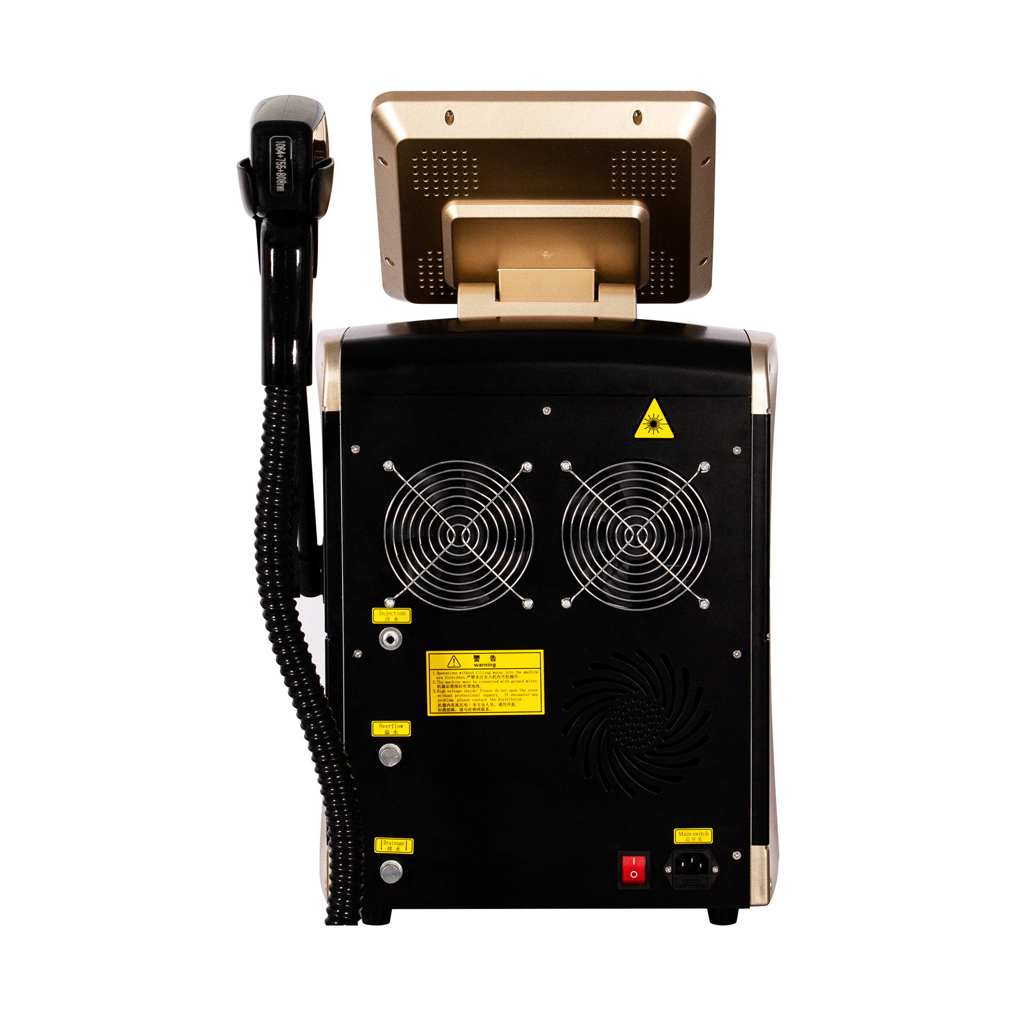 Diode Laser Hair Removal Machine Alexander Freezing Point Painless Permanent Hair Removal Device 3 Wavelength 808nm 755nm 1064nm