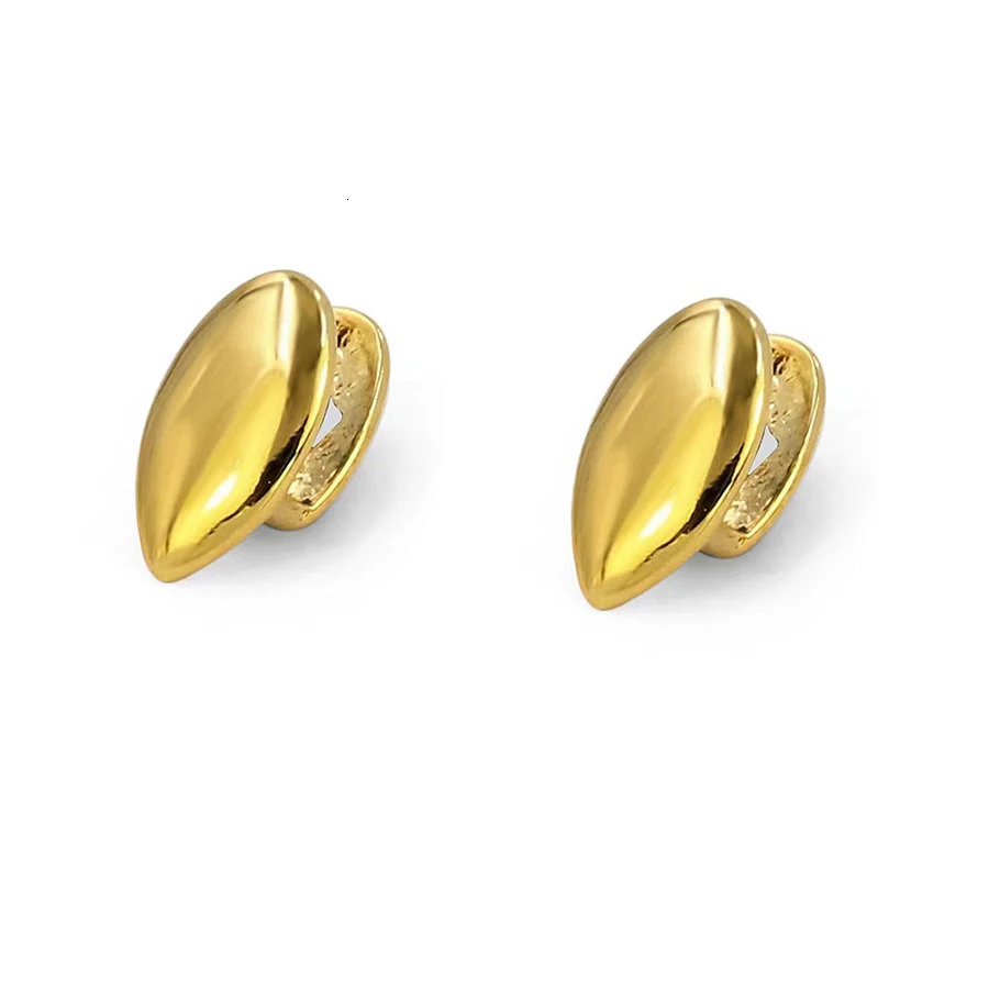 HipHop Classic Single Teeth Golden Tooth Caps Decor 14K Gold Plated Dental Grills Body Jewelry For Women Men 250613