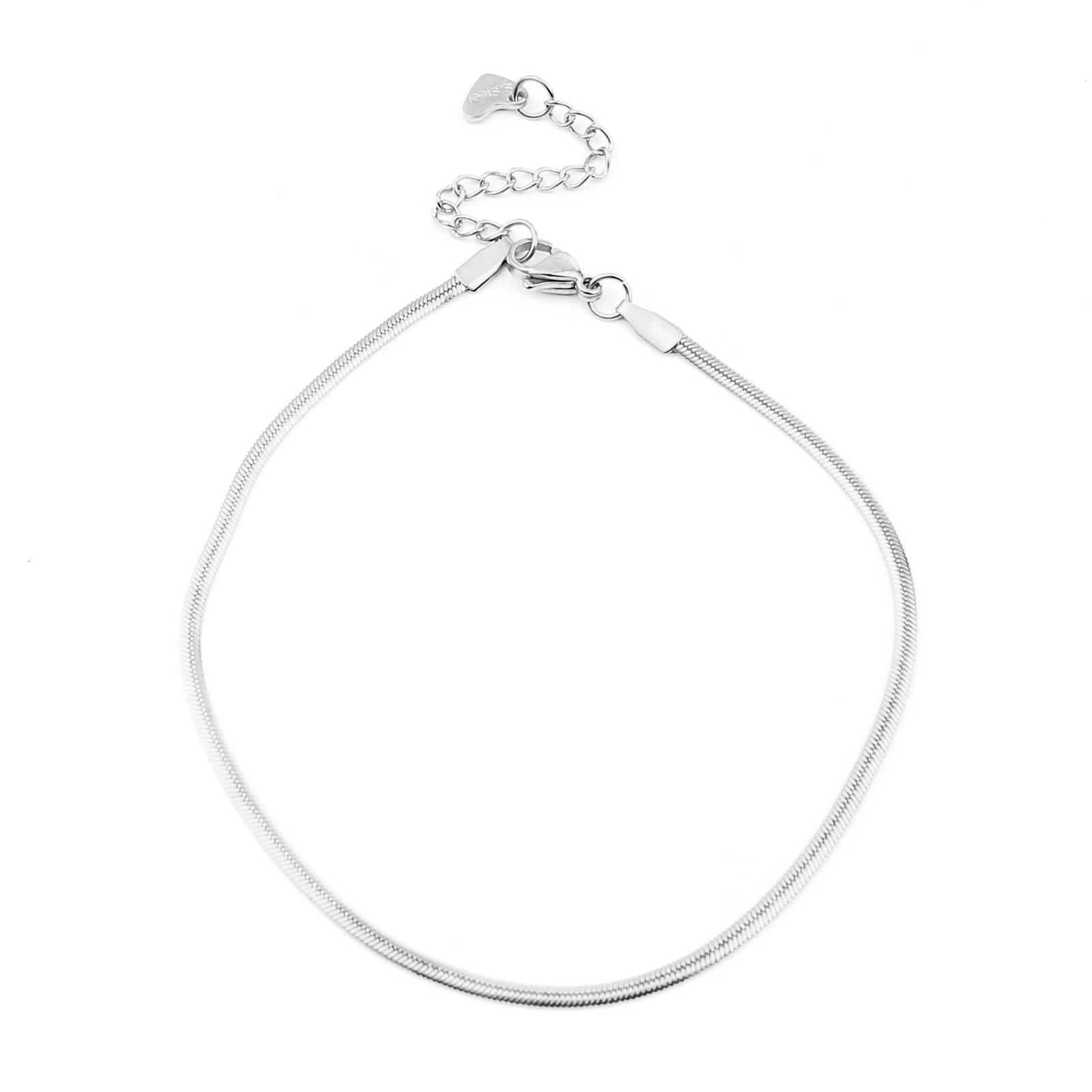 304 Stainless Steel Anklet For Women Fashion Bracelets on the leg Summer Beach Barefoot Foot Jewelry Gifts 1 Piece 250606