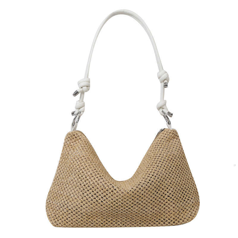 Handwoven 2023 New Trendy Fashion Straw Tote Versatile Large Capacity Shoulder Bag for Women