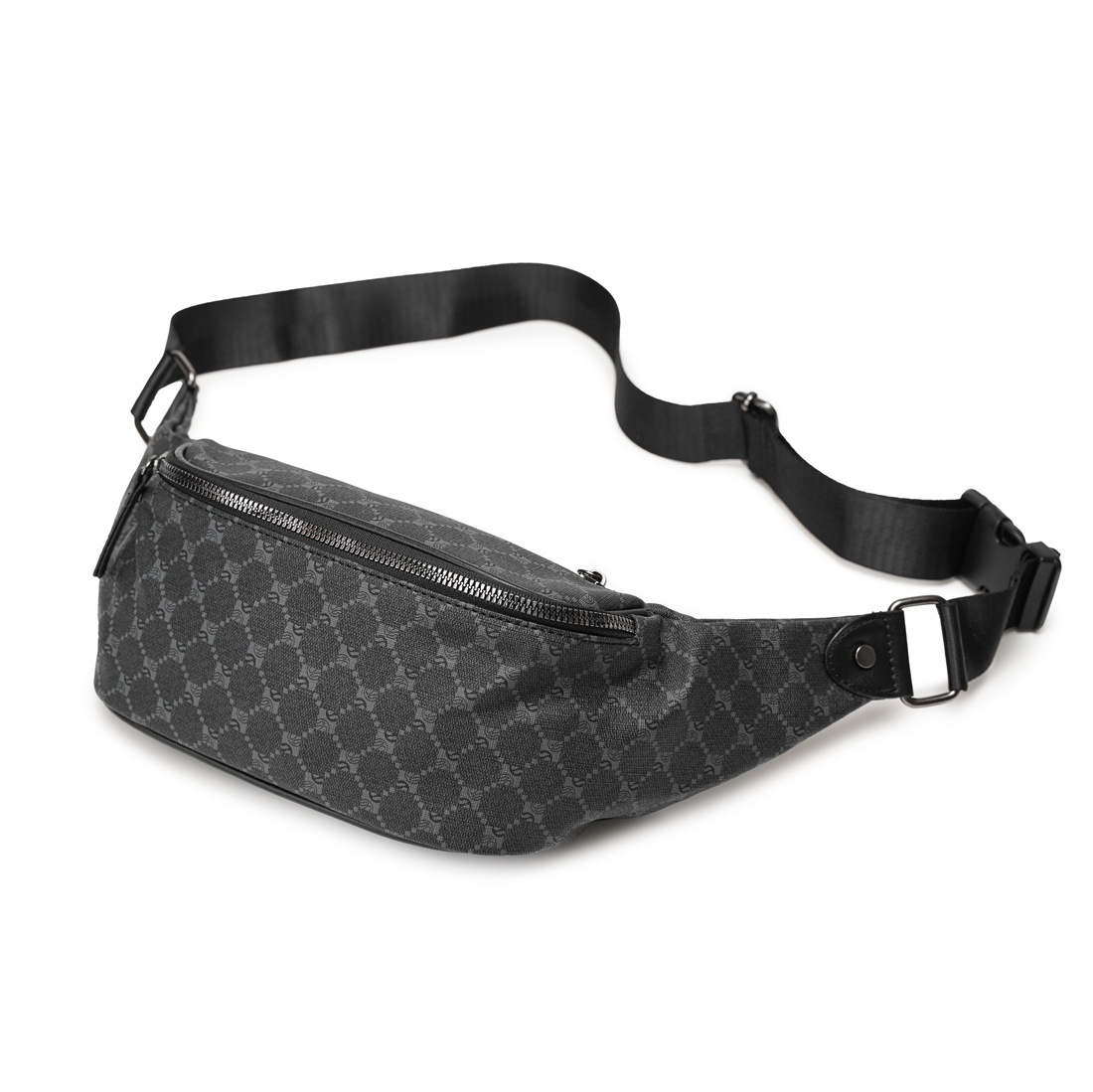 Free shipping designer cross body for Men Small chest bag simple horizontal style small waist bag street versatile cross body bag