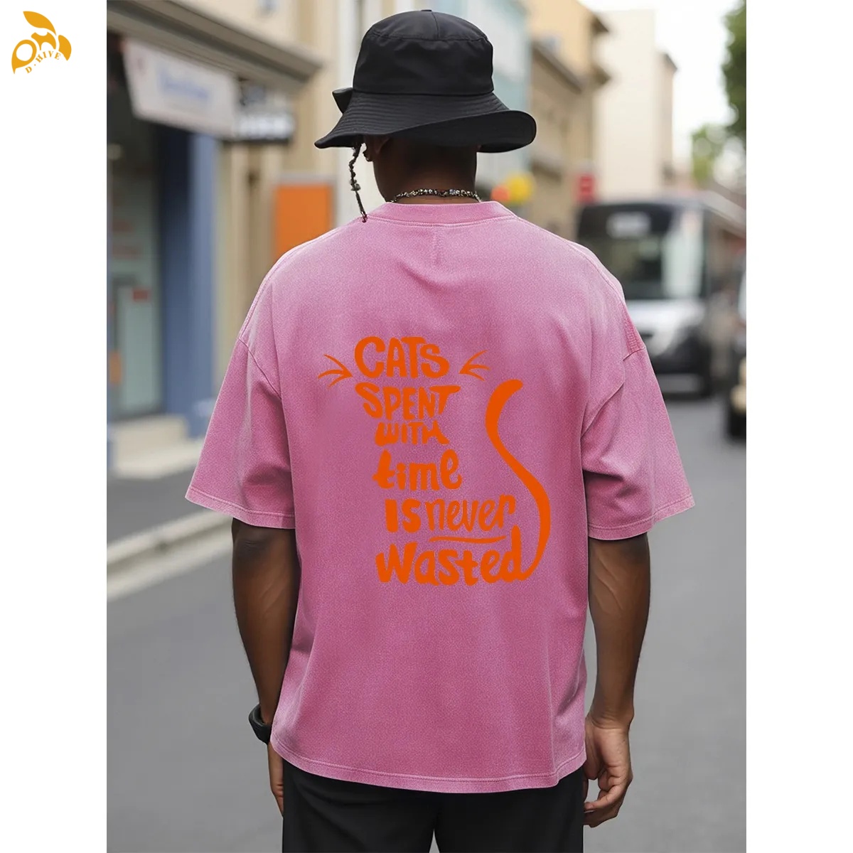 free shipping of customized American General Heavyweight T-shirt DTG with exquisite patterns from US