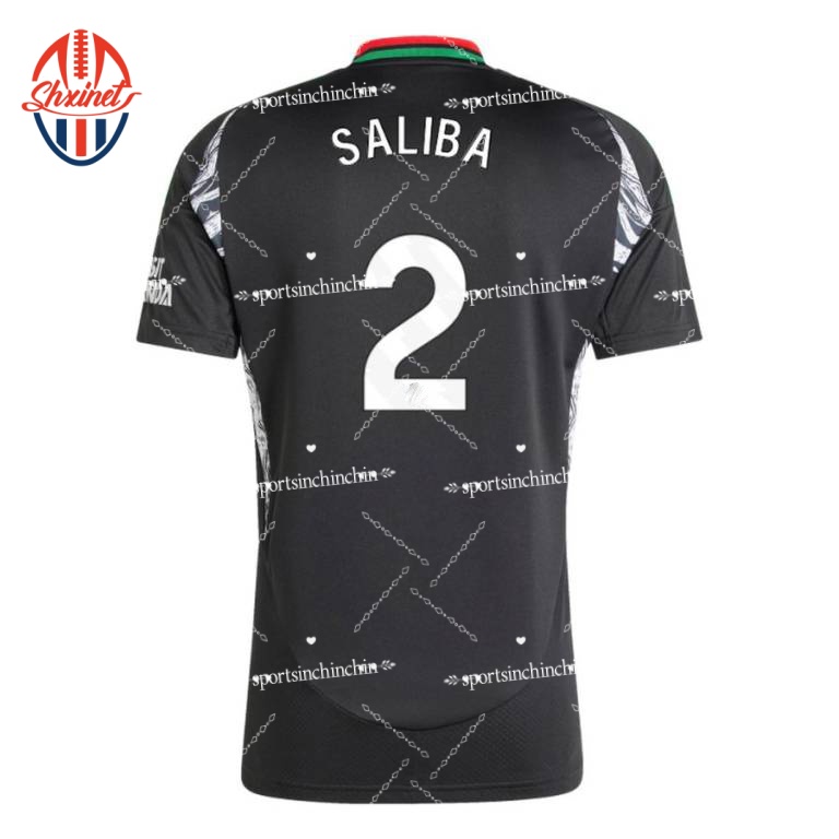 2025/26 Season Latest Home and Away Saca 7 Havertz 29 Ergo 8 Adult Short Sleeve Soccer Jerseys Jesus 9 Rice 41 Martinelli 11 Children's Training 