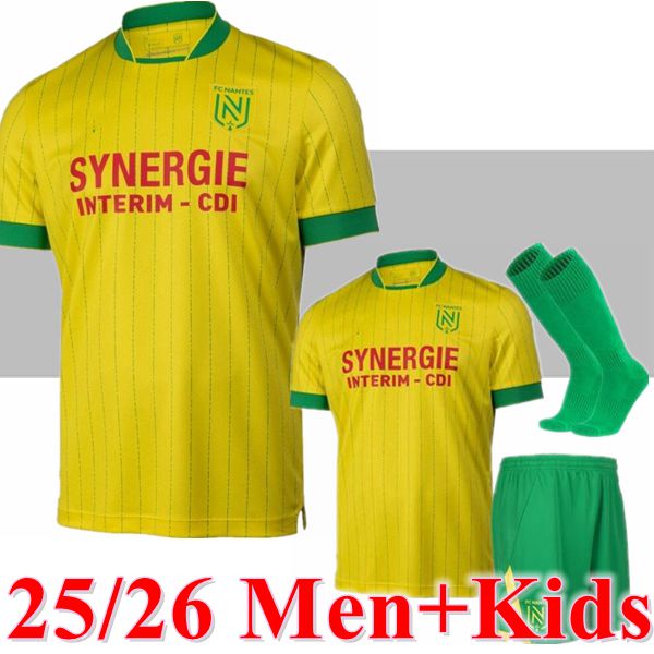 25 26 Nantais Maillots FC Nantes Etoile soccer jerseys Special Black Re-Edition 2025 2026 M. MOHAMED BLAS COCO SIMON football shirt men kids maillot de foot