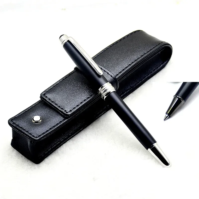 Promotion - Monte Msk-163 Matte Black Rollerball Ballpoint Pen Fountain Pens Writing Office School Supplies With Series