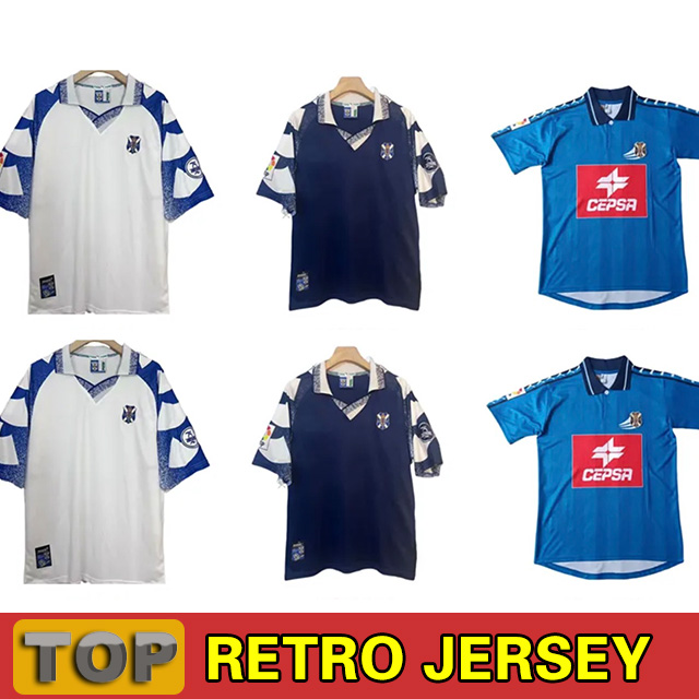 CD LUGO Tenerife soccer jerseys 97 98 99 GALLEGO ZORRILLA MO DAUDA BUNUEL ROMERO SIPCIC chandal de futbol 1997 1998 1999 retro football shirts