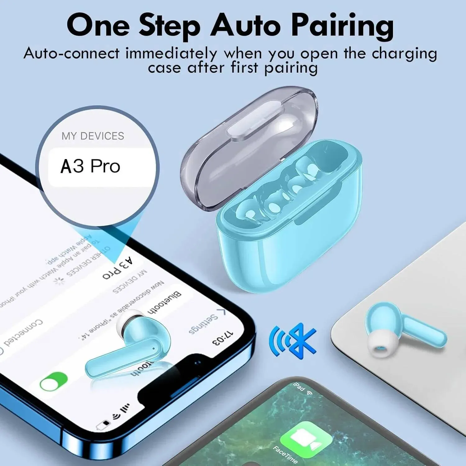 Original Air Pro True Wireless bluetooth Earphones ANC headhone HiFi stereo earbuds for Android ios air pods pros