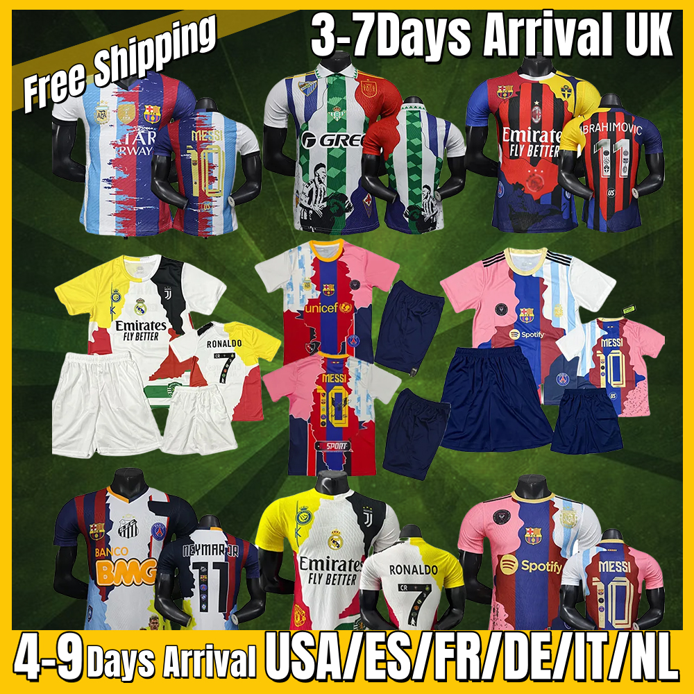 xxxl 4xl 2024 25 Ronaldo Multi Career Splicing MESSIS soccer jerseys real madridjerseys Real Neymar Jr mADRIds Ibrahimovic BetiSEs BaRCelonaeS psges Miamis Juves