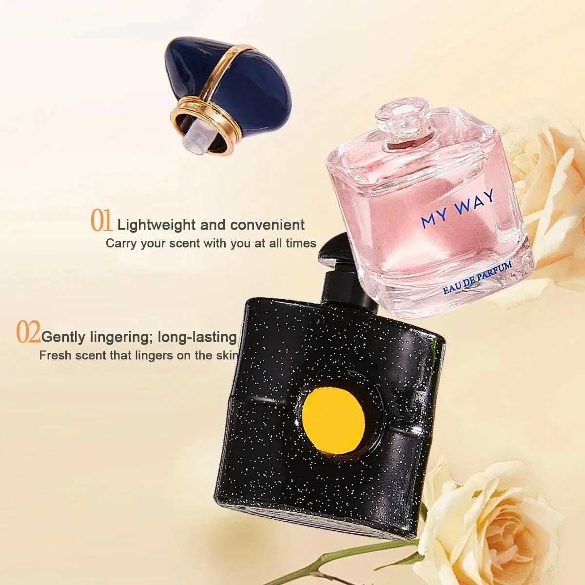 Women Perfume Mens Pheromones Fragrance Long Lasting Woody Floral Cologne Compact Portable Perfume Luxury Gift Set W250620