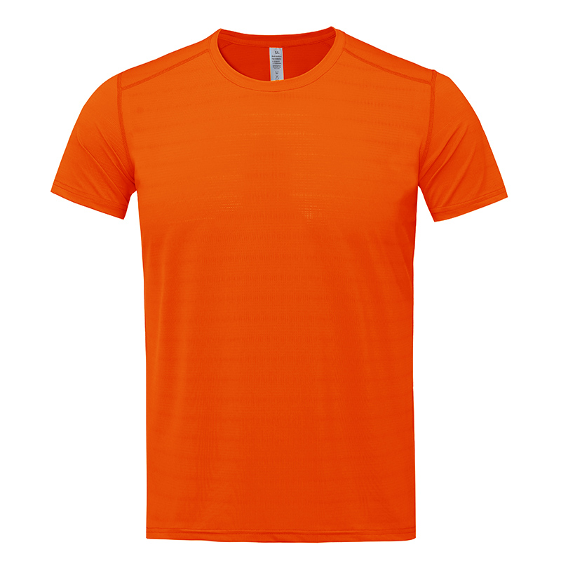 Ice silk quick drying sports short sleeved T-shirt for men and women, cool and breathable cultural shirt