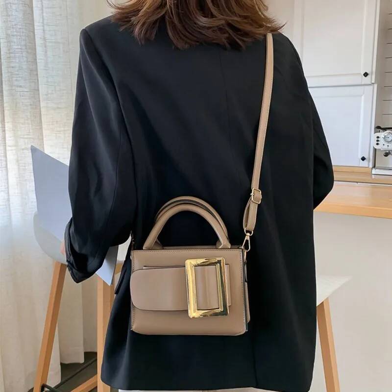 DHSM Design Women Small Handbags Lady Shoulder Female Femme Bolsos Mujer PU Leather Diagonal Package Fashion Crossbody Bag