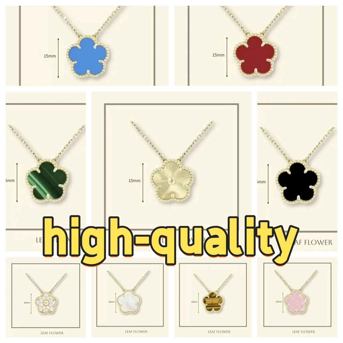 clover designer necklace designer moissanite chains pendant bracelet heart necklaces designer gold necklace for women luxury mossanite jewelry diamond chain