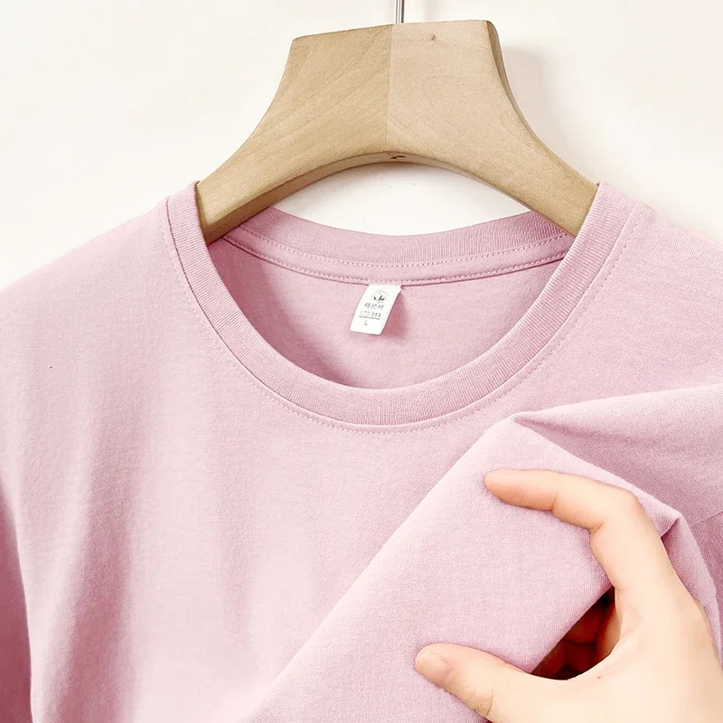 2025 Mens Korean Casual Cotton Short Sleeved Round Neck Tshirt Summer Fashionable and Comfortable Versatile Top 250616