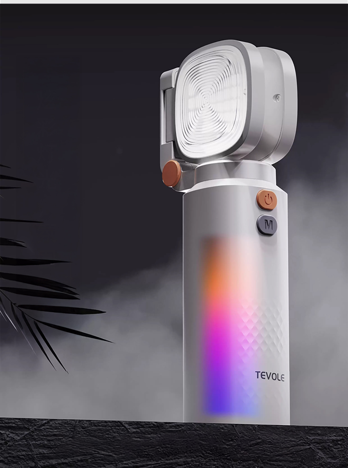 New multifunctional camping LED light 10000mHA large battery live broadcast photo fill light work light 2000LM magnetic suction waterproof