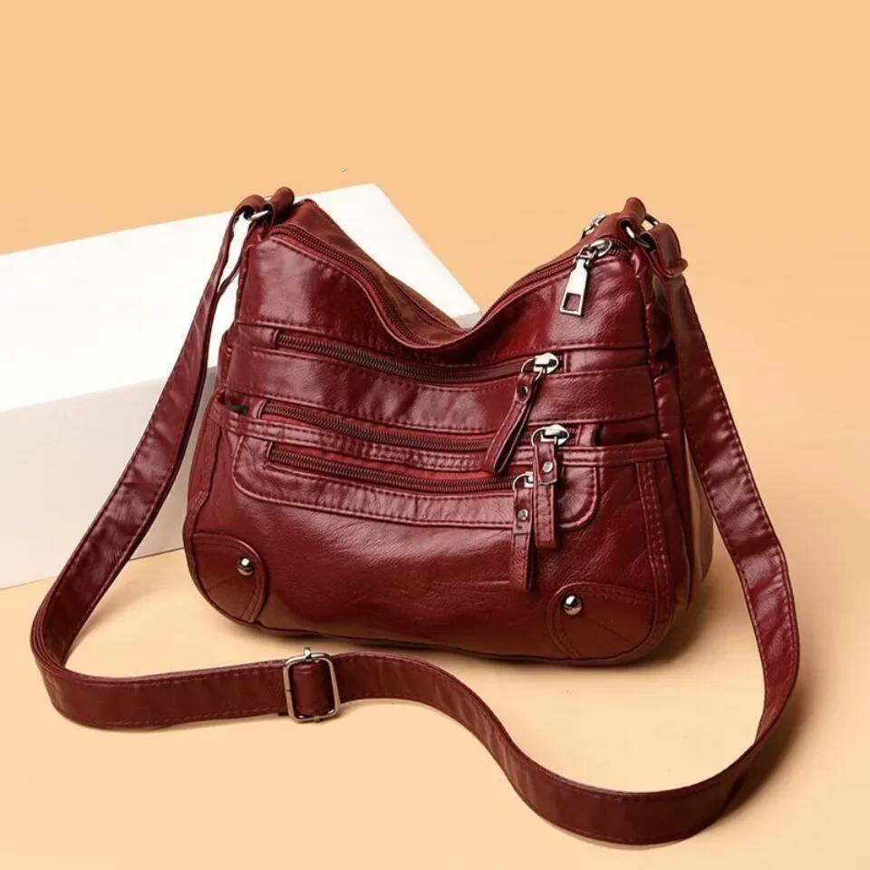 DHGM Genuine Brand Sac Handbags Women Designer Female High Quality Soft Leather Bag Shoulder Crossbody Messenger Bags New