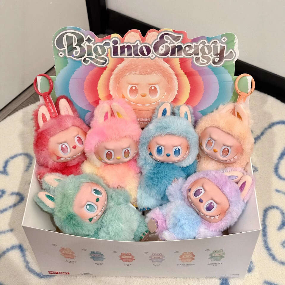 3.0 Labubu Third Generation Front High Energy Enamel Face Pendant Heartbeat aron Plush Blind Box e6