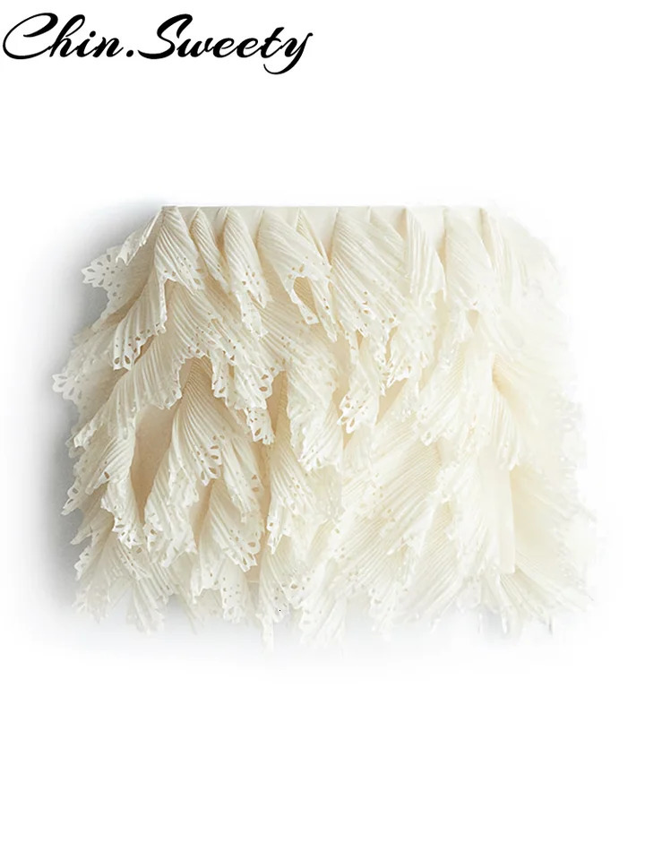 Urban Shirt Skirt Women Outfit O-neck Long Sleeve Button Shirts Cascading Ruffle Zippers Skirts 2025 Spring Summer Lady Set 250619