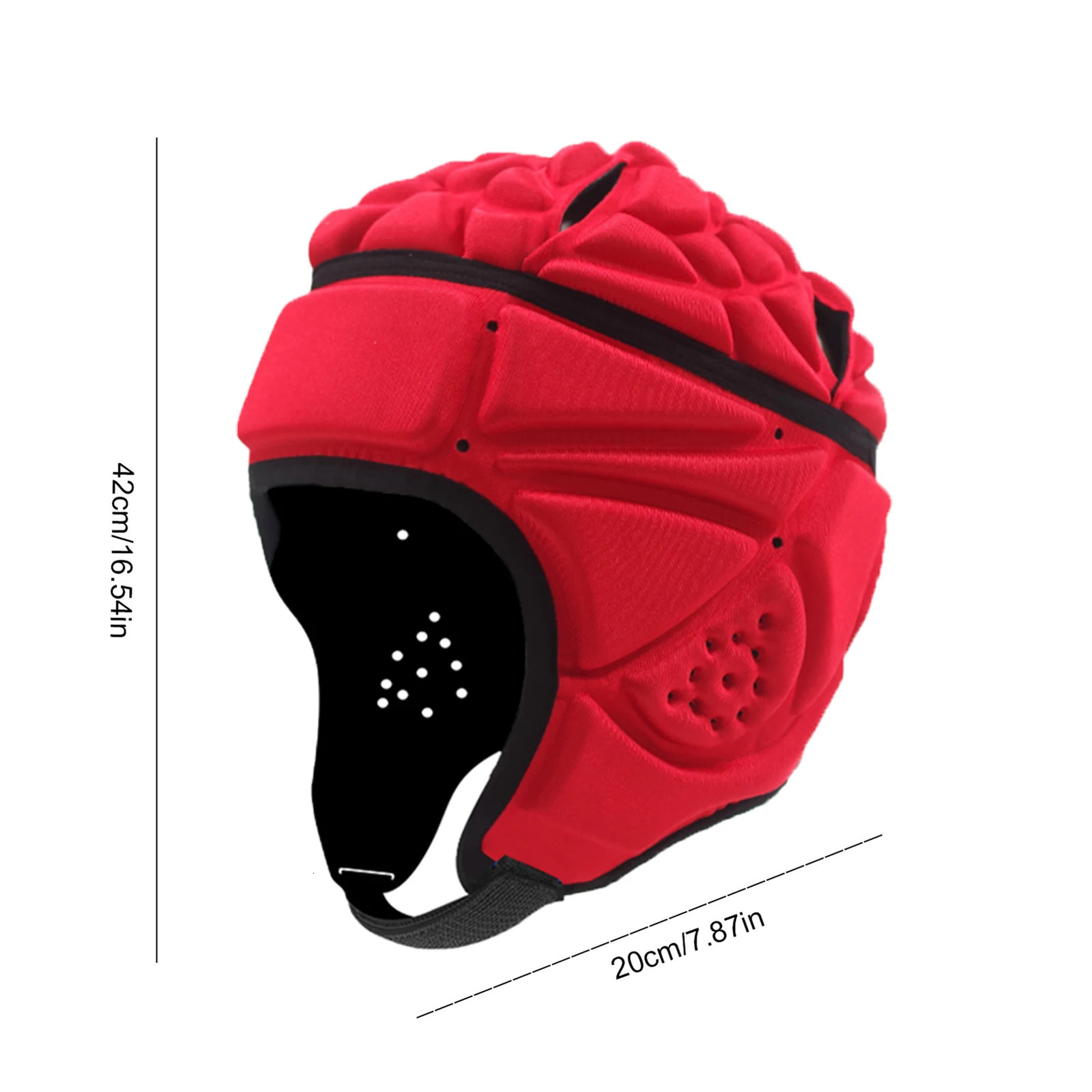 Rugby Helmet Breathable Lycra Headguard Protective Headgear Padded Adjustable Soft Goalie Hockey For Adult 250611