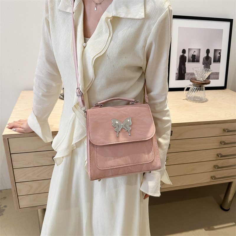 2025 Spring Summer New Fashion Backpack Women Butterfly Handbag Travel Bag Multifunctional Girls Shoulder Bag
