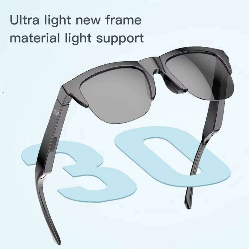 DHGadges New Design F06 Bt V5.3 UV Proof HD Sun Glasses Earphones Tws Wireless Sport Music Outdoor Riding Smart Sunglasses Headsets