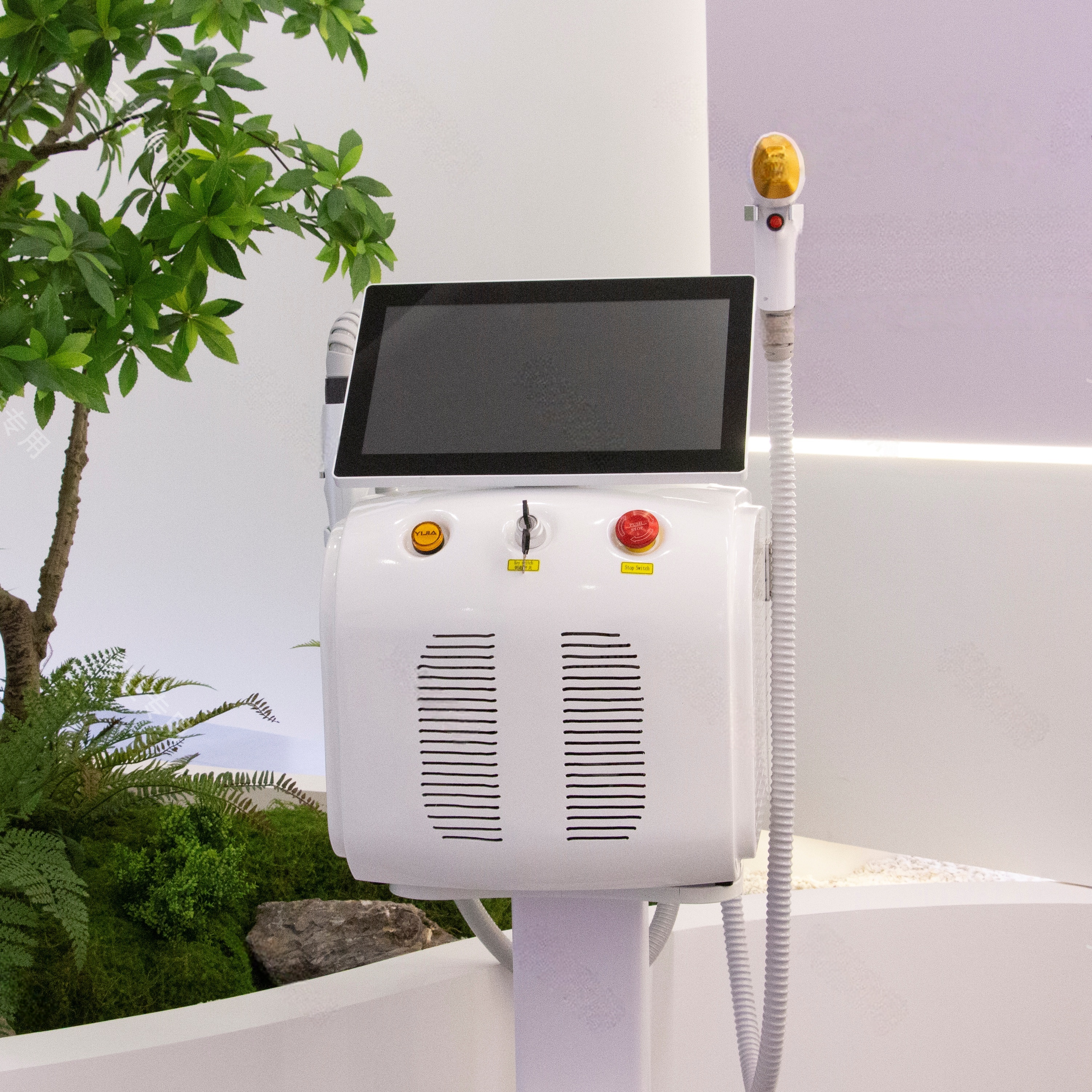 808nm Diode Laser and Picosecond Laser 2 in 1 Laser Hair Removal Tattoo Removal Machine with 3 wavelengths 755nm 808nm 1064nm Suitable for home and be