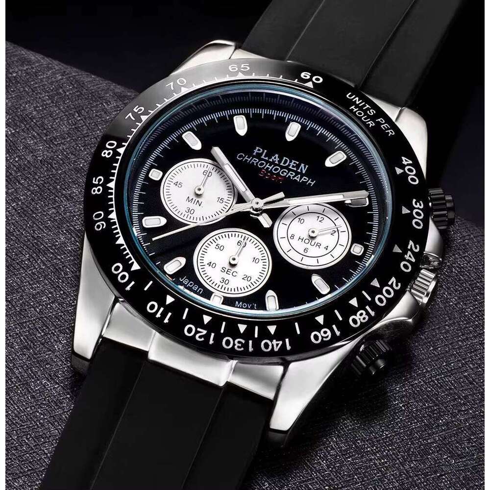 DHgargets High Quality 3 Atm Waterproof Automatic Man Japanese Movement Silicone Strap OEM Factory Wrist Watch for Men