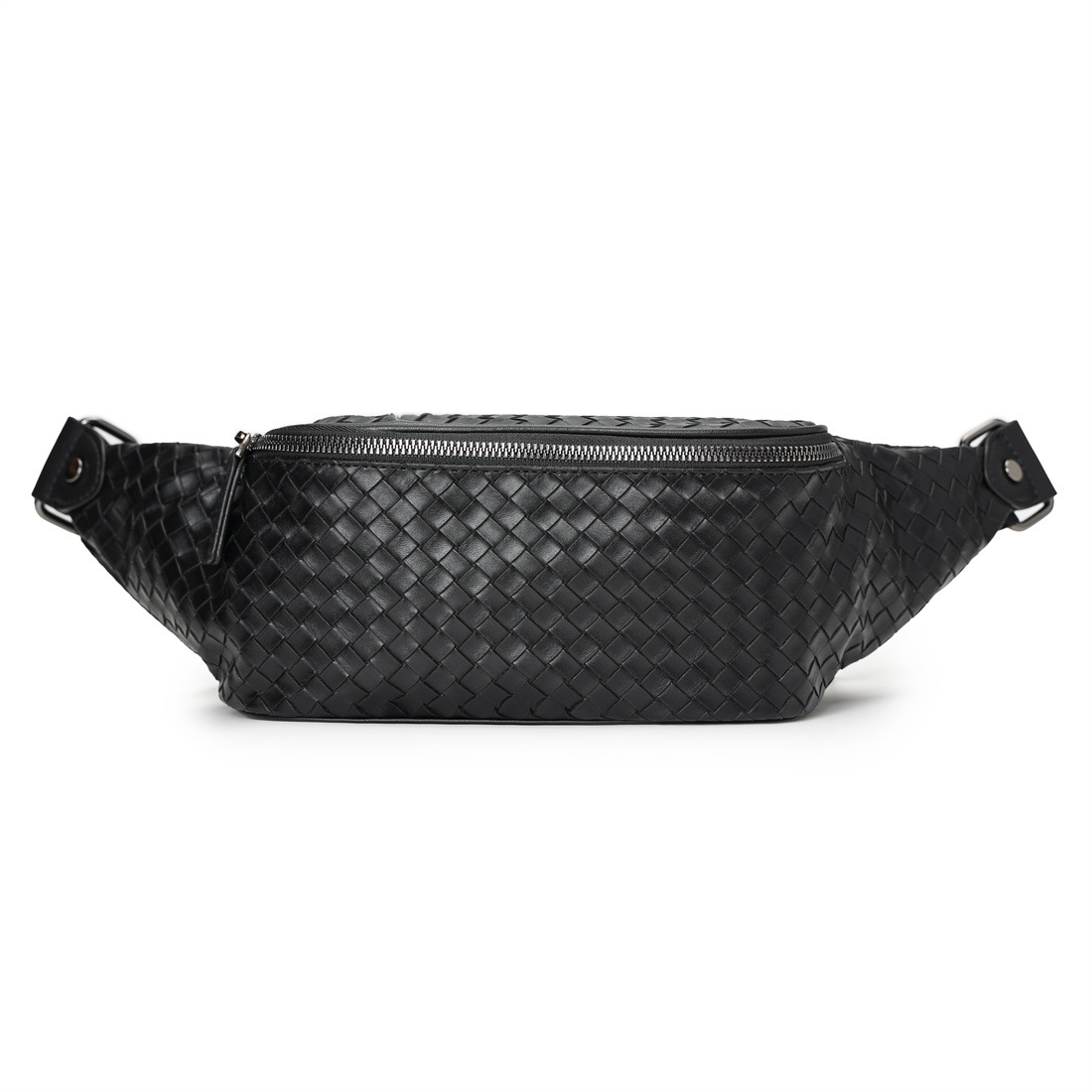 new Free shipping designer cross body for Men Fashionable small chest bag hand woven versatile small waist bag simple back shoulder bag
