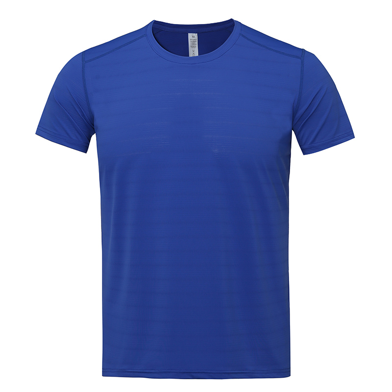 Ice silk quick drying sports short sleeved T-shirt for men and women, cool and breathable cultural shirt