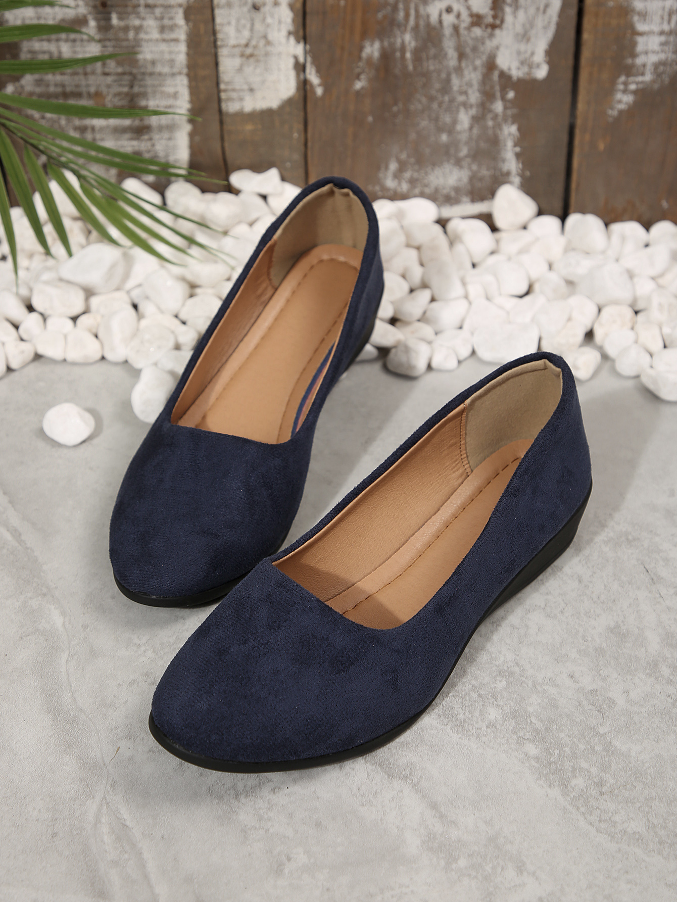 222-Women's Four Seasons Classic Cloth Shoes Pumps Pumps with Elegant Bias-Heel Work Shoes for Walking