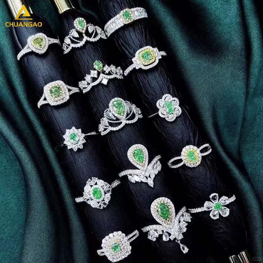 IGI Certificated Radiant Cut Lab Grown Diamond 1-1.99CT Green CVD HPHT Lab Diamond in India