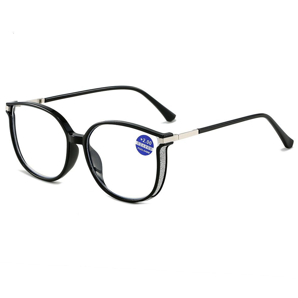 2024 New Blue Light Blocking Reading Glasses for Women Fashion Large Frame Reading Glasses TEMU Glasses