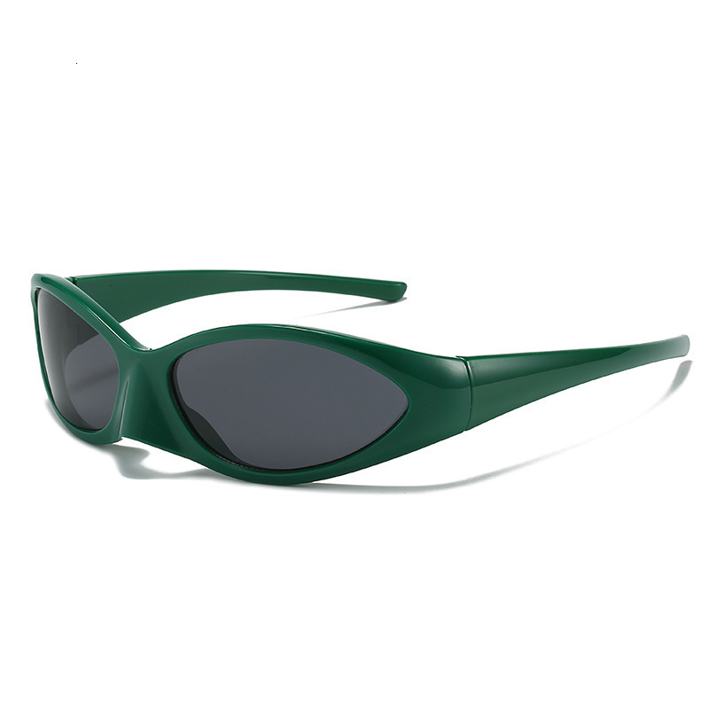 2025 Athleisure Streetwear UV400 Polarized Sports Sunglasses - Runway Inspired Hip Hop Celebrity Style Women's High-End Performance Eyewear